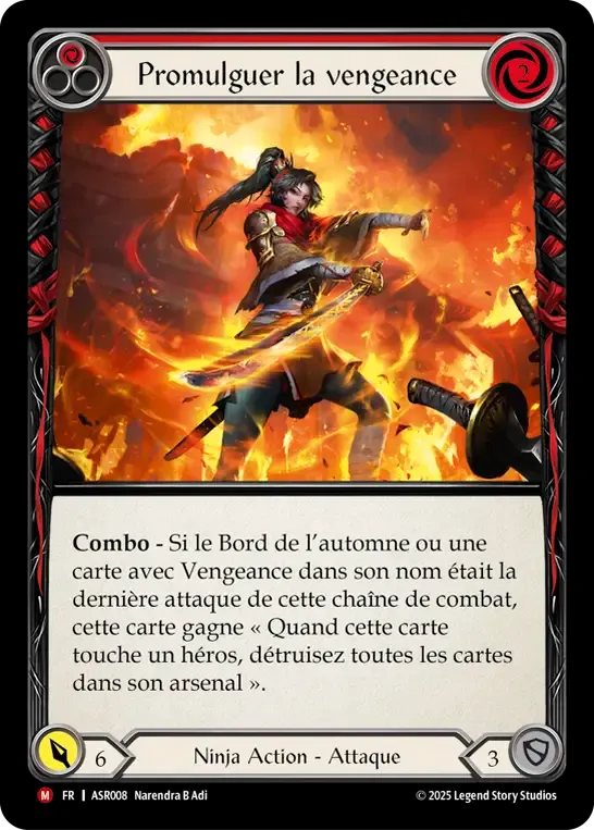 Promulguer la vengeance — Armory Deck - Ira, Scarlet Revenger — Flesh and Blood