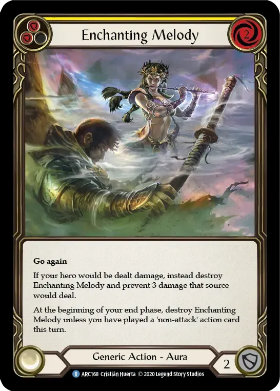 Enchanting Melody (Yellow) — Arcane Rising - Unlimited — Flesh and Blood