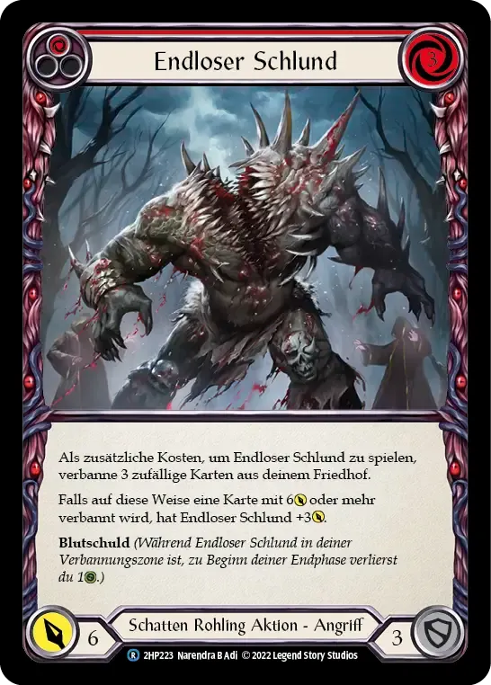 Endless Maw (Red) — History Pack 2 - Black Label — Flesh and Blood