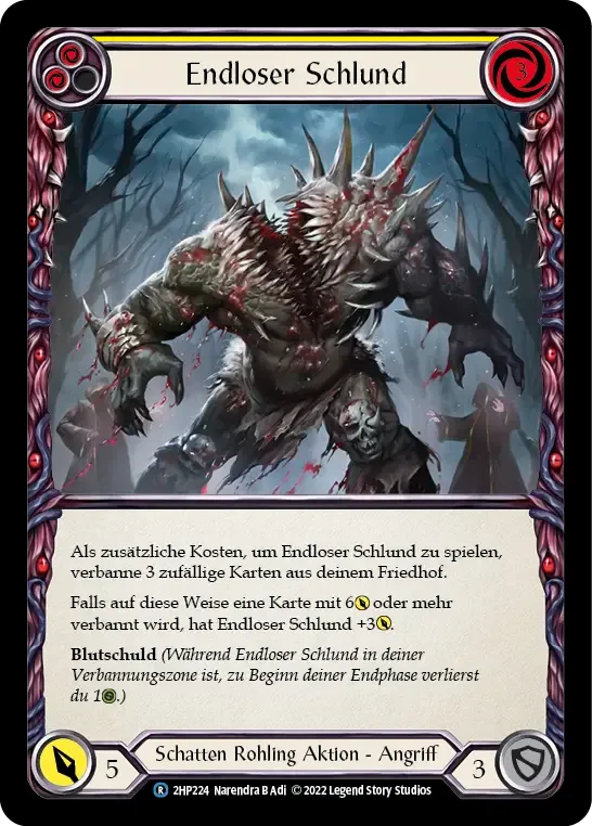 Endless Maw (Yellow) — History Pack 2 - Black Label — Flesh and Blood