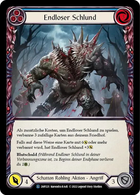 Endless Maw (Blue) — History Pack 2 - Black Label — Flesh and Blood