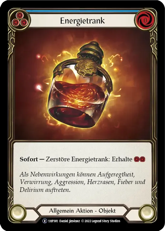 Energy Potion (Blue) — History Pack 1 - Black Label — Flesh and Blood