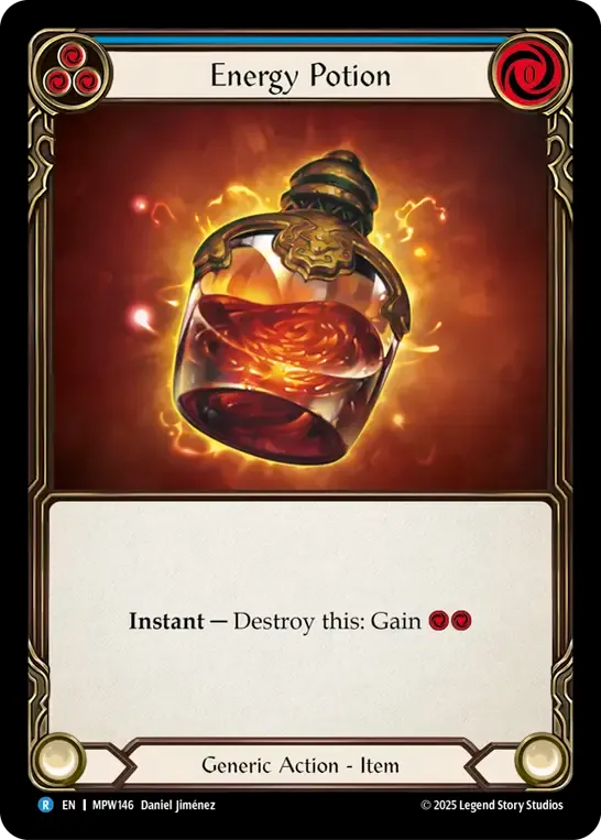 Energy Potion (Blue) — Mastery Pack Warrior — Flesh and Blood