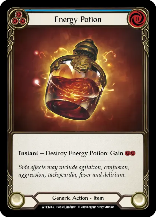 Energy Potion (Blue) — Welcome to Rathe — Flesh and Blood