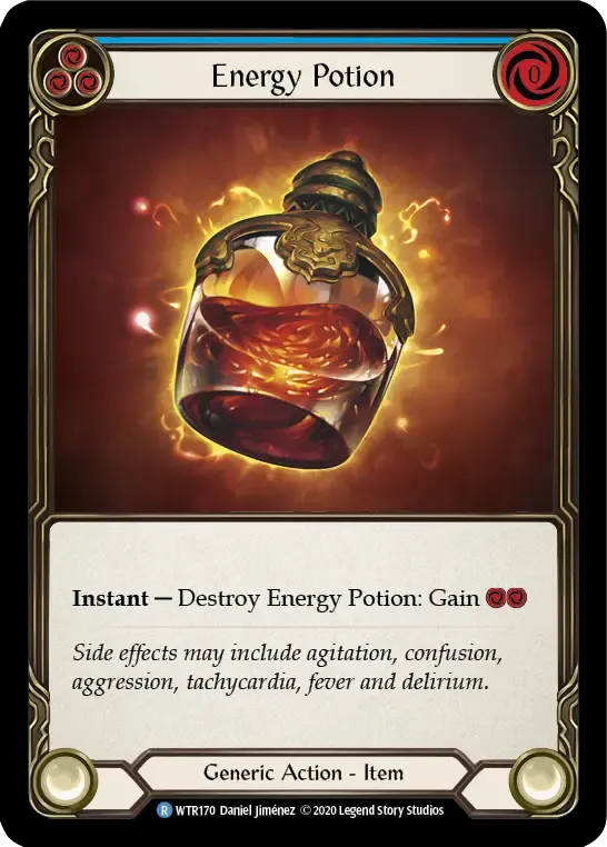 Energy Potion (Blue) — Welcome to Rathe - Unlimited — Flesh and Blood