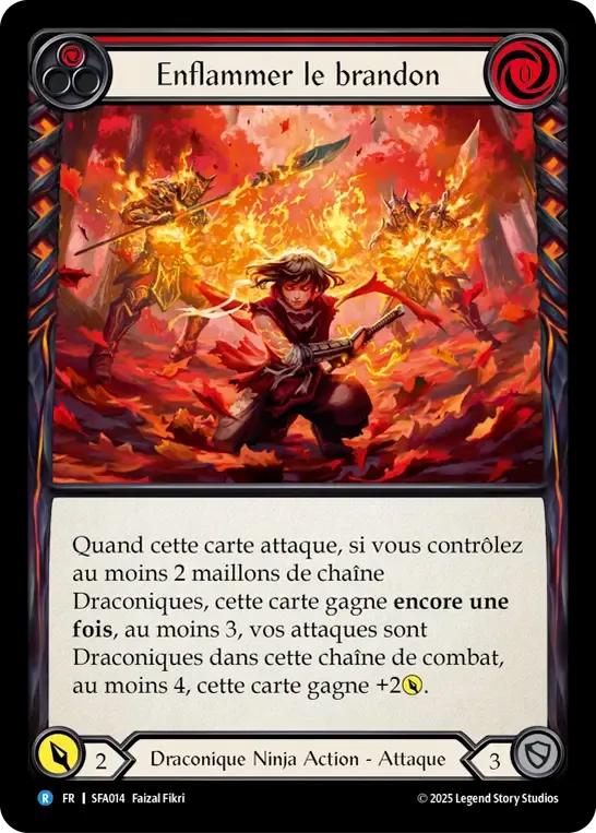 Enflame the Firebrand (Red) — Silver Age Chapter 2 - Fai — Flesh and Blood