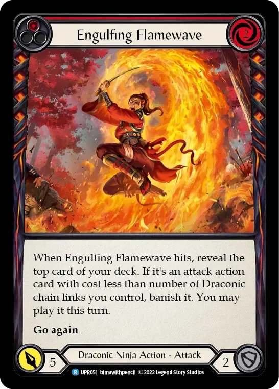 Engulfing Flamewave (Red) — Uprising — Flesh and Blood