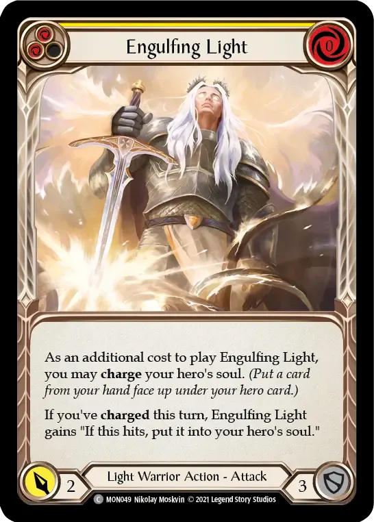 Engulfing Light (Yellow) — Monarch — Flesh and Blood