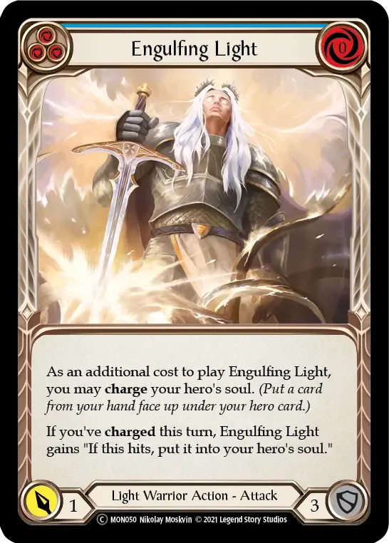 Engulfing Light (Blue) — Monarch - Unlimited — Flesh and Blood