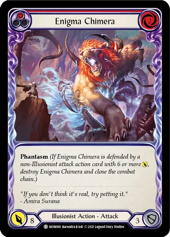 Enigma Chimera (Red) — Monarch — Flesh and Blood