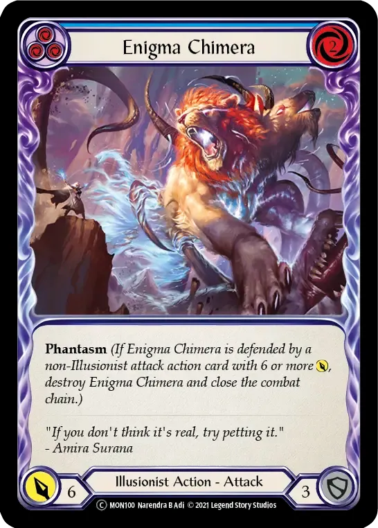 Enigma Chimera (Blue) from Monarch - Unlimited - Flesh and Blood