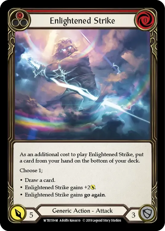 Enlightened Strike — Welcome to Rathe — Flesh and Blood