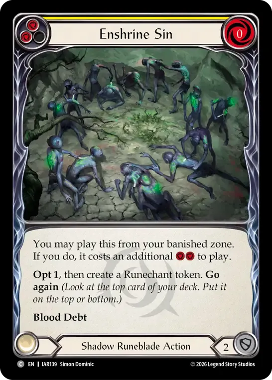 Consacrer le péché — Usurp the Shadow Throne — Flesh and Blood