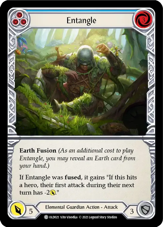 Entangle (Blue) — Oldhim - Blitz Deck — Flesh and Blood