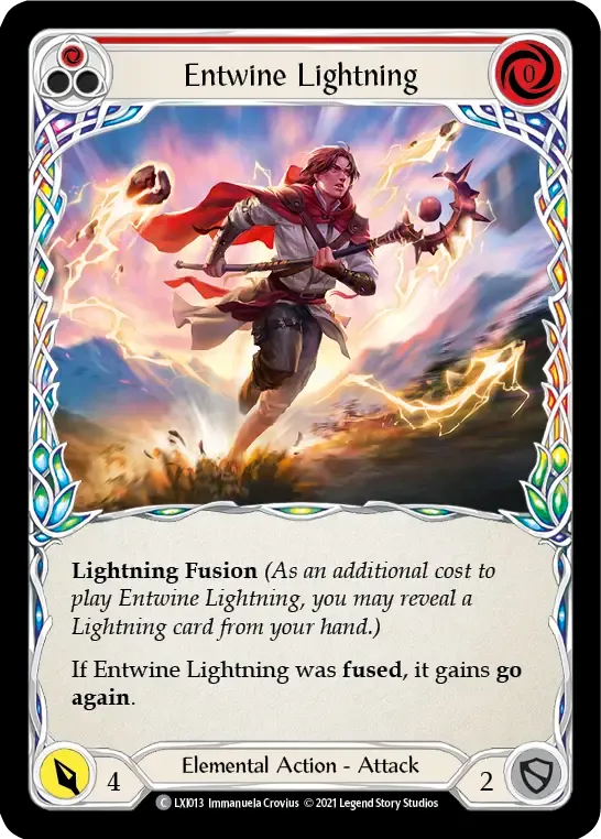 Entwine Lightning (Red) — Lexi - Blitz Deck — Flesh and Blood