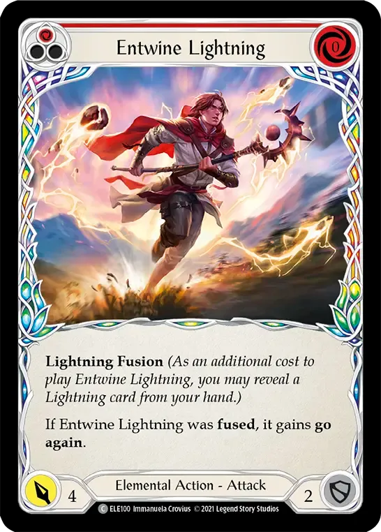 Entwine Lightning (Red) — Tales of Aria — Flesh and Blood