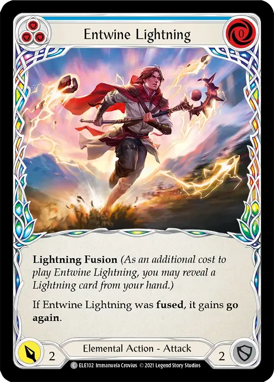 Entwine Lightning (Blue) — Tales of Aria — Flesh and Blood