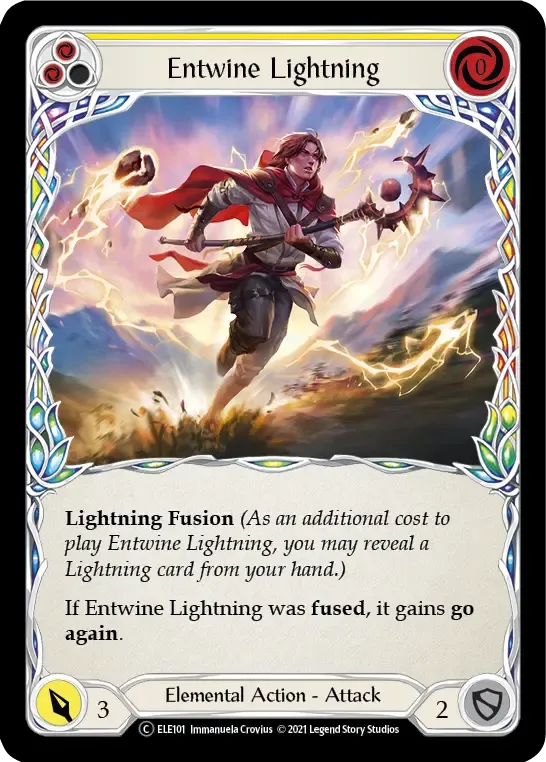 Entwine Lightning (Yellow) from Tales of Aria - Unlimited - Flesh and Blood