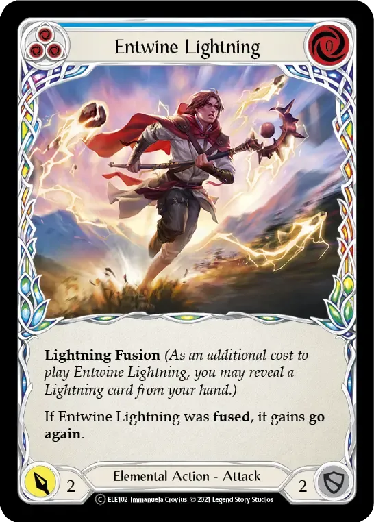 Entwine Lightning (Blue) — Tales of Aria - Unlimited — Flesh and Blood