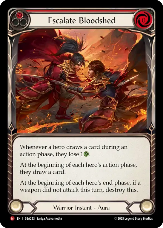 Escalate Bloodshed — High Seas — Flesh and Blood