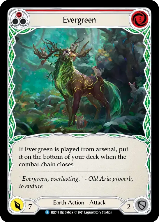 Evergreen (Red) — Briar - Blitz Deck — Flesh and Blood
