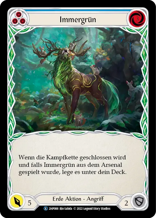 Evergreen (Blue) — History Pack 2 - Black Label — Flesh and Blood