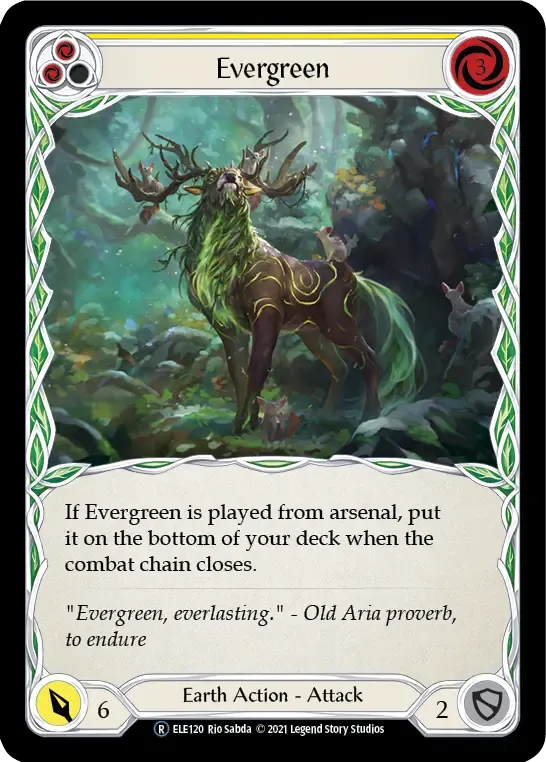 Evergreen (Yellow) — Tales of Aria - Unlimited — Flesh and Blood