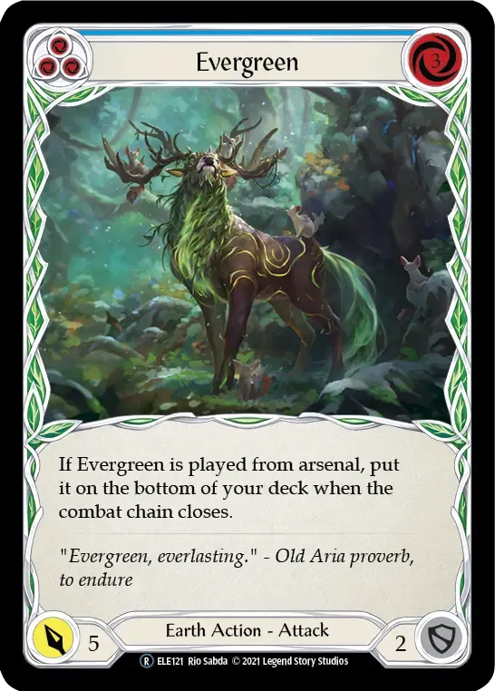 Evergreen (Blue) — Tales of Aria - Unlimited — Flesh and Blood