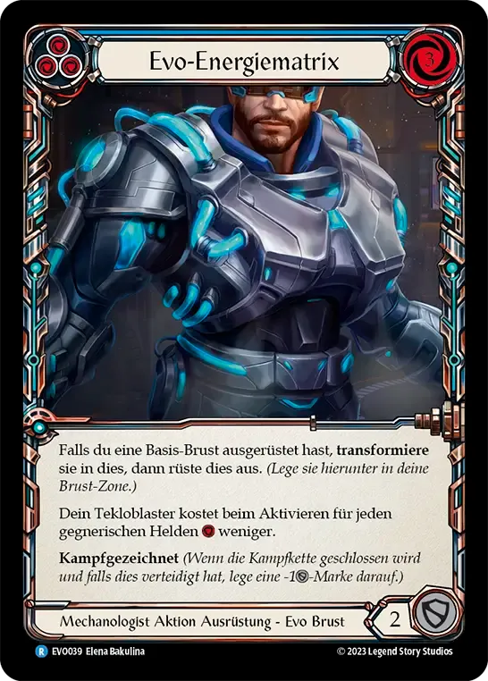 Evo Energy Matrix (Blue) — Bright Lights — Flesh and Blood