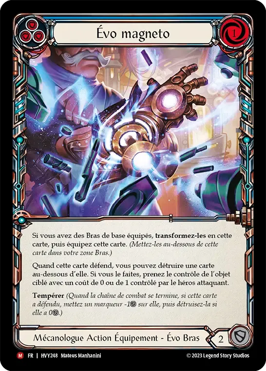 Évo magneto — Heavy Hitters — Flesh and Blood