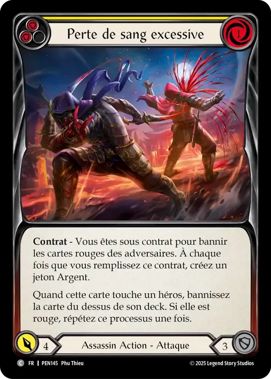 Excessive Bloodloss (Yellow) — Compendium of Rathe — Flesh and Blood