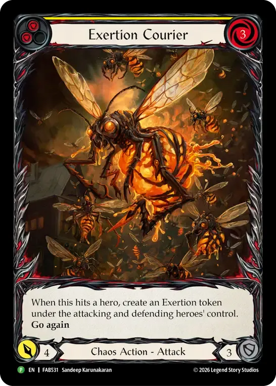 Exertion Courier — Flesh and Blood: Promo Cards — Flesh and Blood