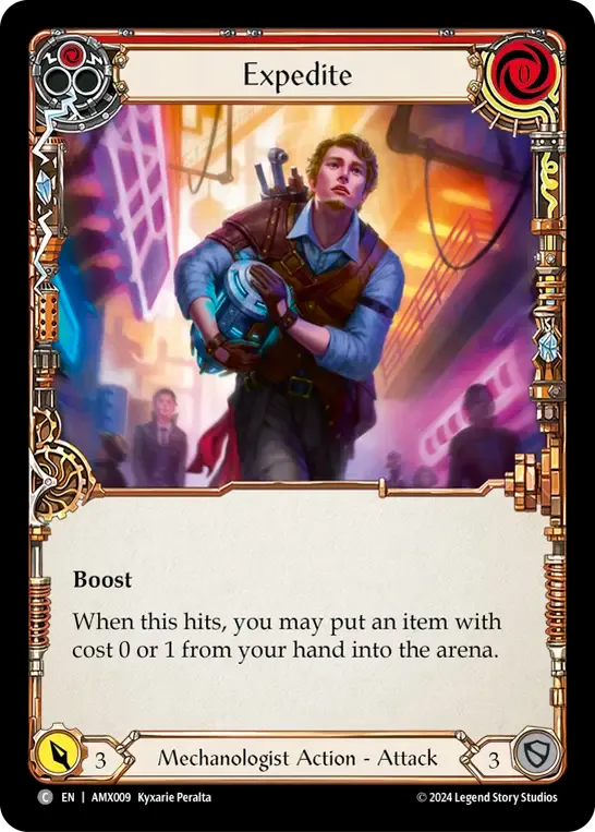Expedite (Red) — Armory Deck - Maxx 'The Hype' Nitro — Flesh and Blood