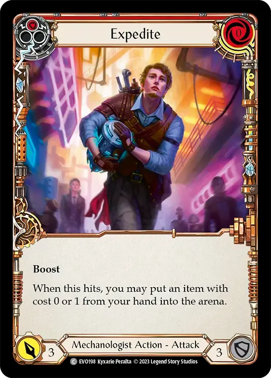 Expedite (Red) — Bright Lights — Flesh and Blood