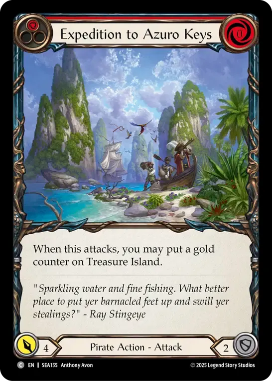 Expedition to Azuro Keys (Red) — High Seas — Flesh and Blood