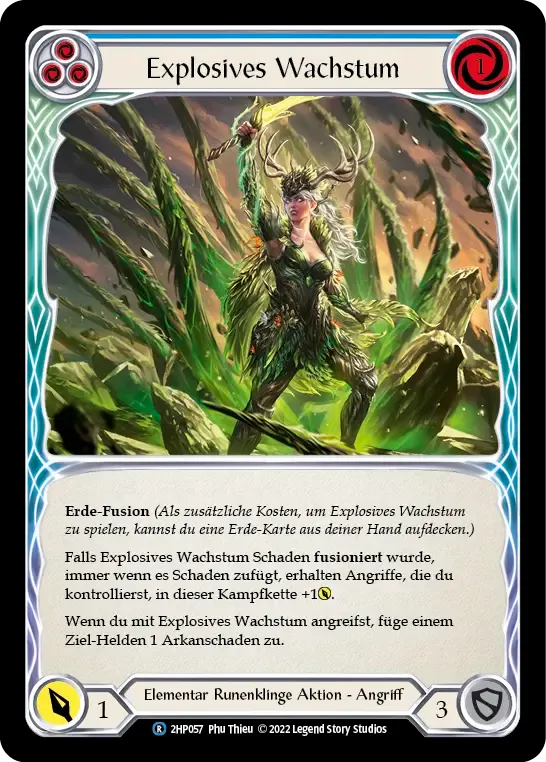 Explosive Growth (Blue) — History Pack 2 - Black Label — Flesh and Blood