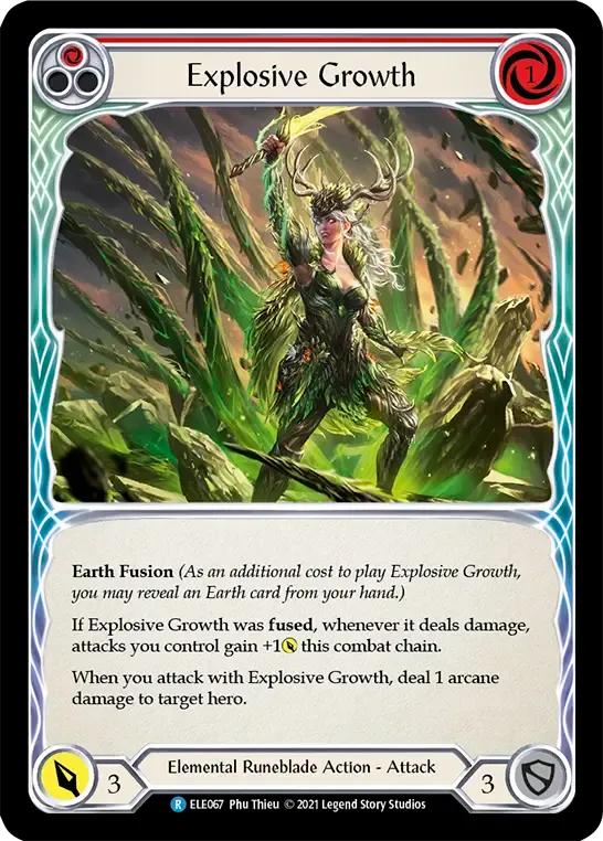 Explosive Growth (Red) — Tales of Aria — Flesh and Blood