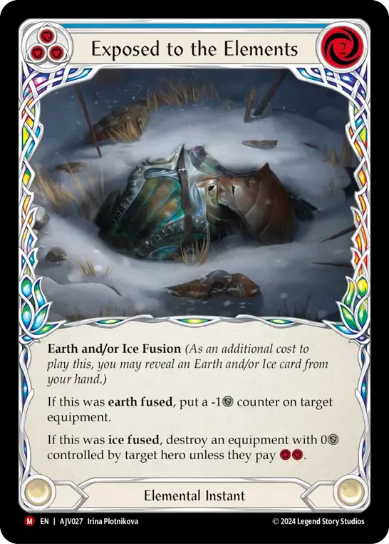 Exposed to the Elements — Armory Deck Origins - Jarl Vetreiði — Flesh and Blood