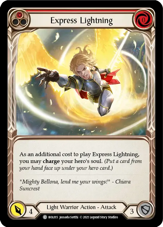 Express Lightning — Boltyn - Blitz Deck — Flesh and Blood