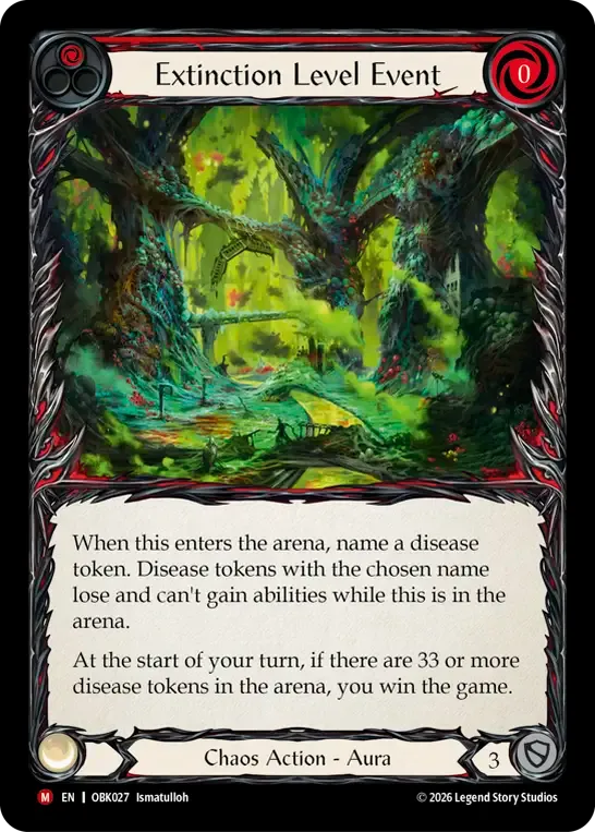 Extinction Level Event from Outbreak - Flesh and Blood