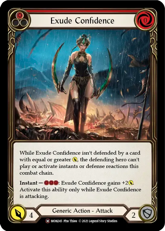 Exude Confidence — Monarch - Unlimited — Flesh and Blood