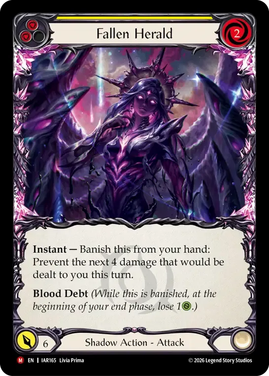Héraut déchu — Usurp the Shadow Throne — Flesh and Blood