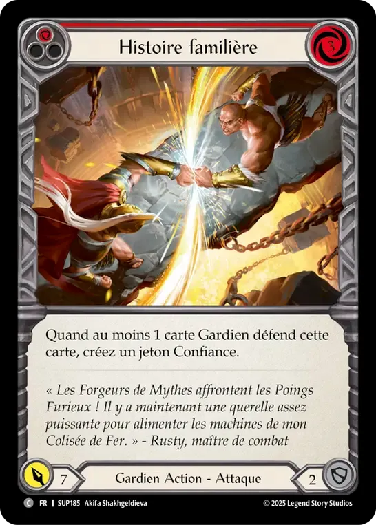 Histoire familière — Super Slam — Flesh and Blood
