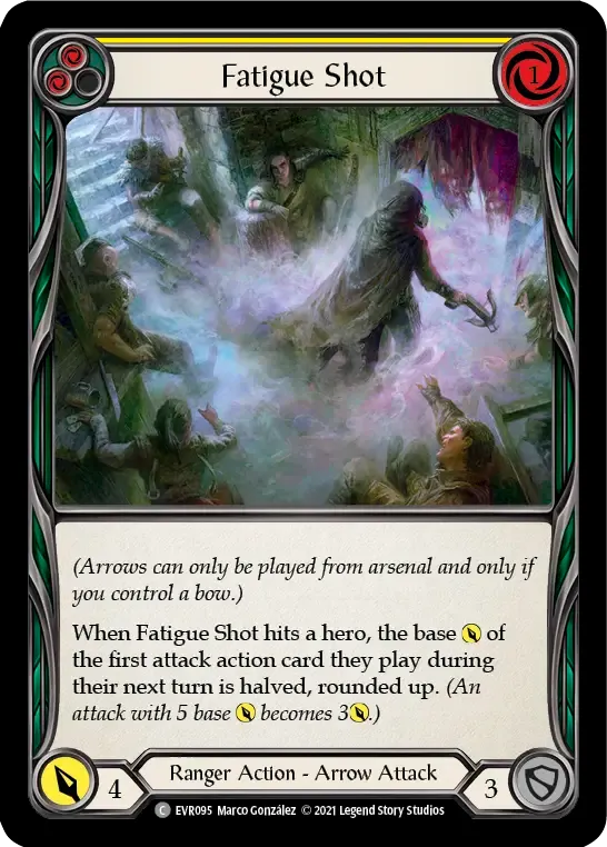 Fatigue Shot (Yellow) — Everfest — Flesh and Blood