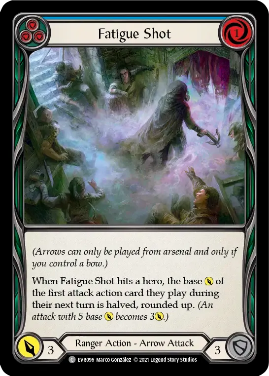 Fatigue Shot (Blue) — Everfest — Flesh and Blood