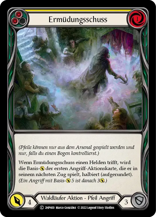 Fatigue Shot (Yellow) — History Pack 2 - Black Label — Flesh and Blood