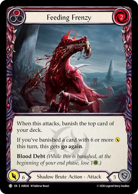 Frénésie vorace — Usurp the Shadow Throne — Flesh and Blood