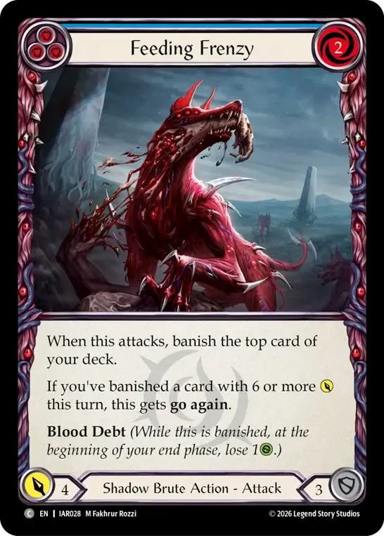 Frénésie vorace — Usurp the Shadow Throne — Flesh and Blood