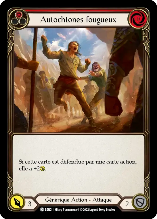 Autochtones fougueux — Benji - Blitz Deck — Flesh and Blood