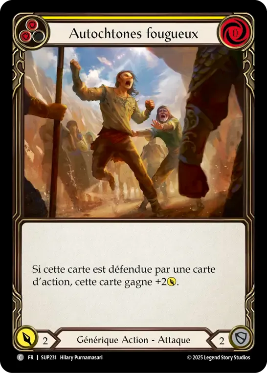 Autochtones fougueux — Super Slam — Flesh and Blood